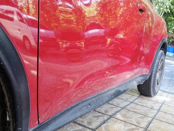 Nissan Juke: before and after, JMV home service car wash, Davao City