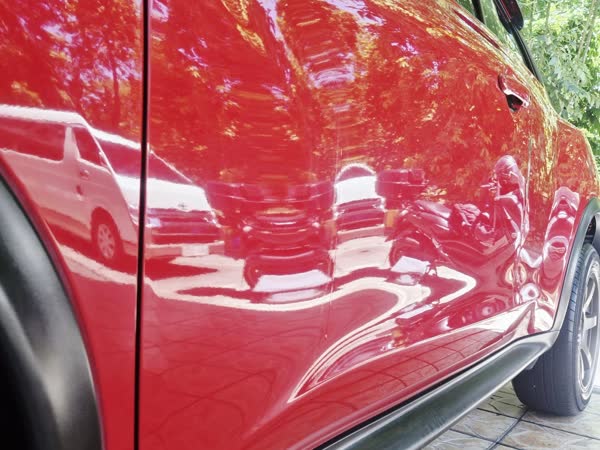 Nissan Juke: before and after, JMV home service car wash, Davao City