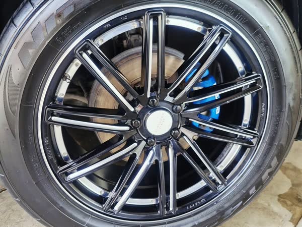 Wheel and tyre detailing, JMV home service car wash, Davao City