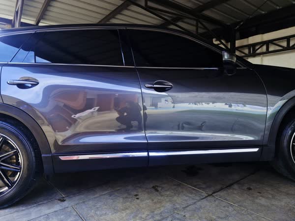 Toyota Land Cruiser and Mazda CX-9, JMV home service car wash, Davao City