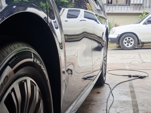 BYD eMAX 9, inside and out, JMV home service car wash, Davao City